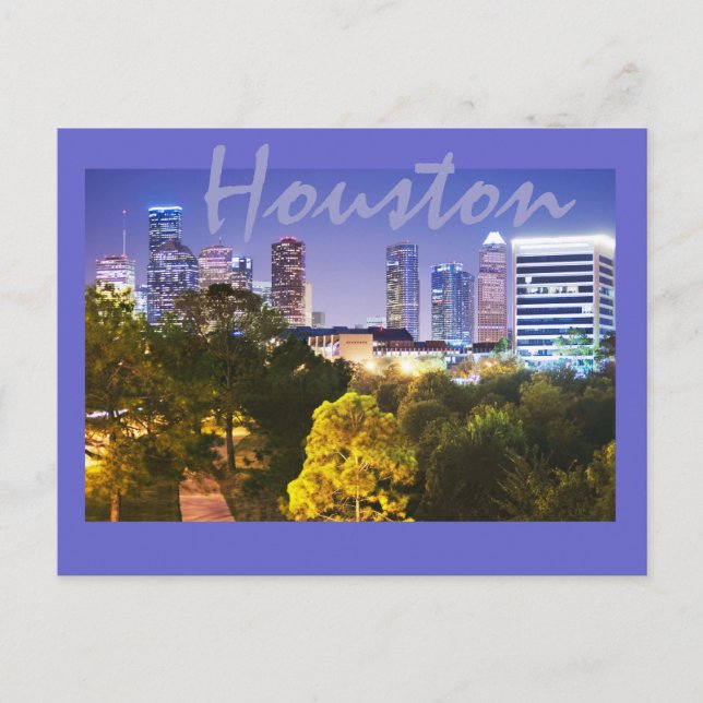 Houston, Texas, USA Postkarte (Vorderseite)