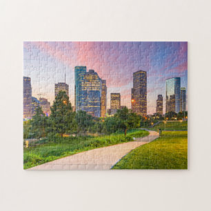 Houston TX Ferien Downtown Houston Nightlife Cit Puzzle
