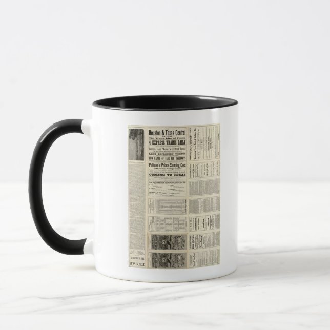 Houston und Texas Central Railway durch Texas Tasse (Links)