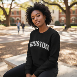 HOUSTON University Style Sweater America Uni Sweatshirt