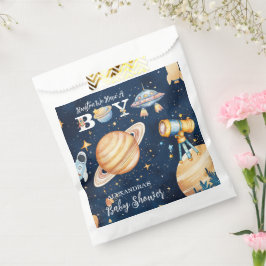 Houston We Have A Boy Outer Space Geschenktütchen