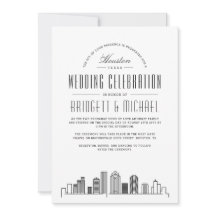 Houston Wedding | Moderner Deko Skyline