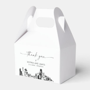 Houston Wedding Personalisiert Favor Box Geschenkschachtel