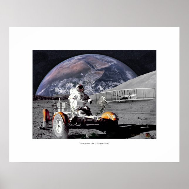 Houston Wir fanden ihn Poster (Vorne)