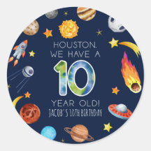 Houston wir haben eine 10-jährige 10. Geburtstagsf