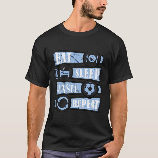 Houston Womens Jersey American Soccer Repeat Dash T-Shirt (Vorderseite)