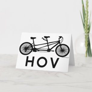 HOV Tandem Bicycle Karte