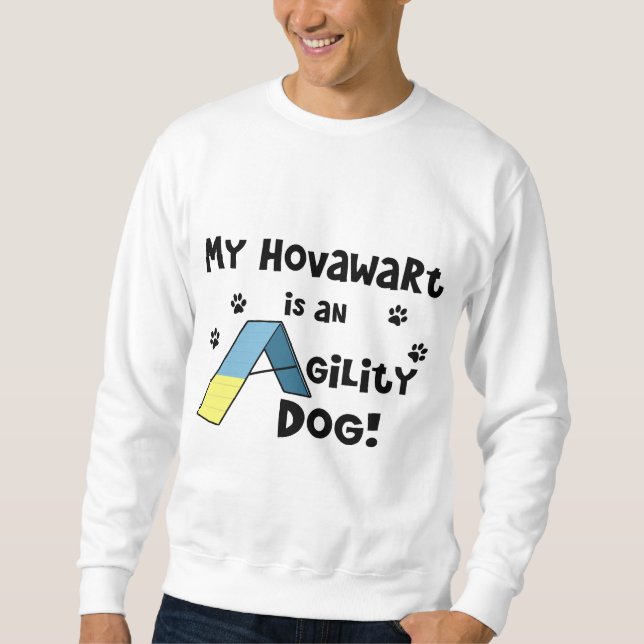 Hovawart Agility-Hund Sweatshirt (Vorderseite)