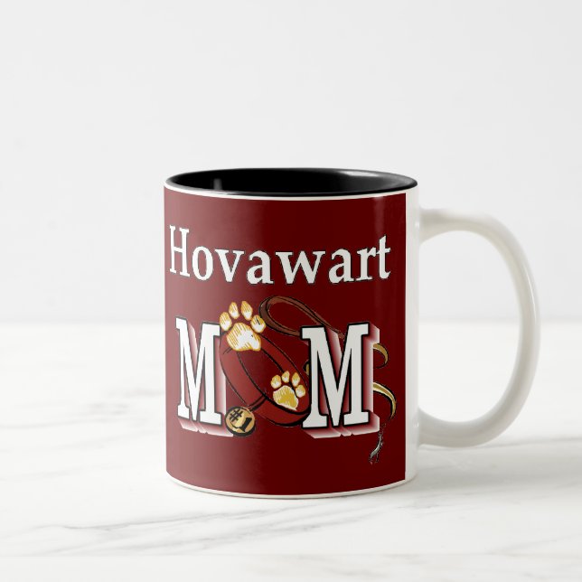 Hovawart MAMA Geschenke Zweifarbige Tasse (Rechts)