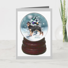 Hovawart Weihnachtsgeschenken Feiertagskarte