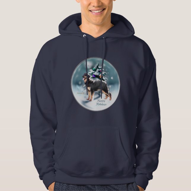 Hovawart Weihnachtsgeschenken Hoodie (Vorderseite)