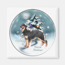 Hovawart Weihnachtsgeschenken Magnet