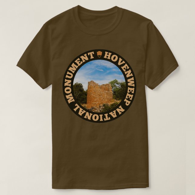 Hovenweep National Monument Circle  T-Shirt (Design vorne)