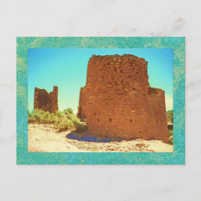 Hovenweep's Alte Türme Postkarte (Vorderseite)