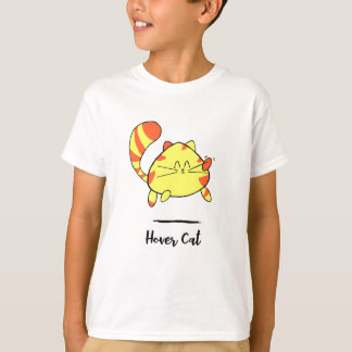 Hover Cat Fun Cartoon Cat Shirt für Kinder