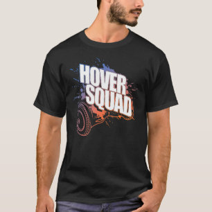 Hover Squad Cool Orange Blue Gyro Hoverboard T-Shirt