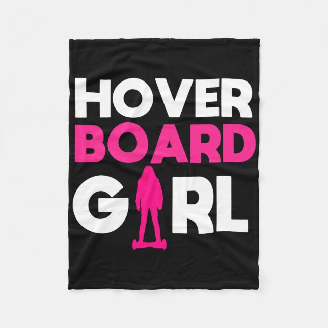Hoverboard-Themengeschenk für Mädchen  Fleecedecke (Vorderseite)