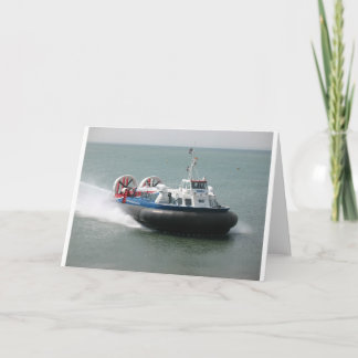 Hovercraft (7343) Grußkarte Karte
