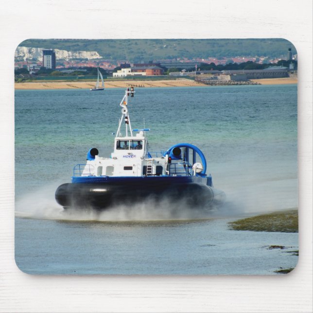 Hovercraft kommt in Ryde an Mousepad (Vorne)