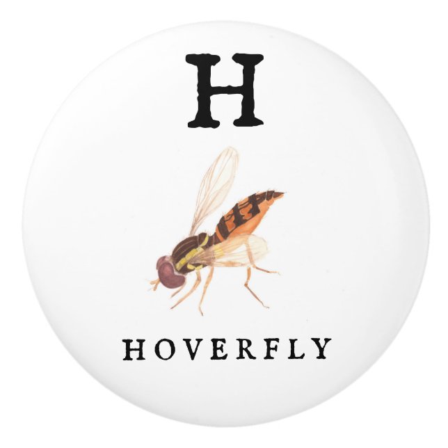 Hoverfly Keramikknauf (Vorderseite)