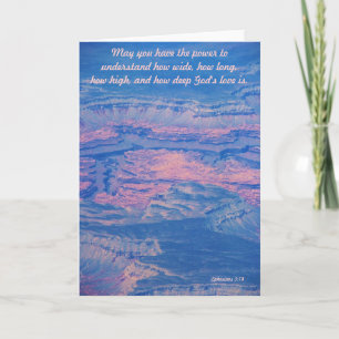 How Deep God's Love Greeting Card Karte