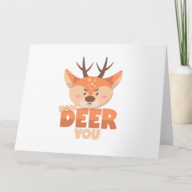 How Deer You  Karte (Vorderseite)