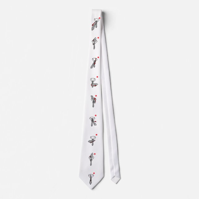 How Du der Tie der Necktie Krawatte (Vorderseite)