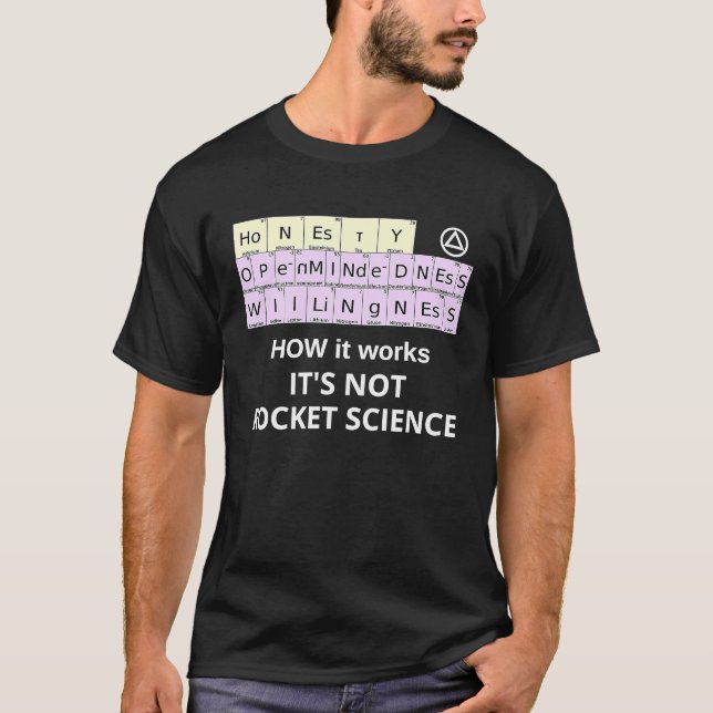 HOW it Works Not Rocket Science Periodic Elements  T-Shirt (Vorderseite)