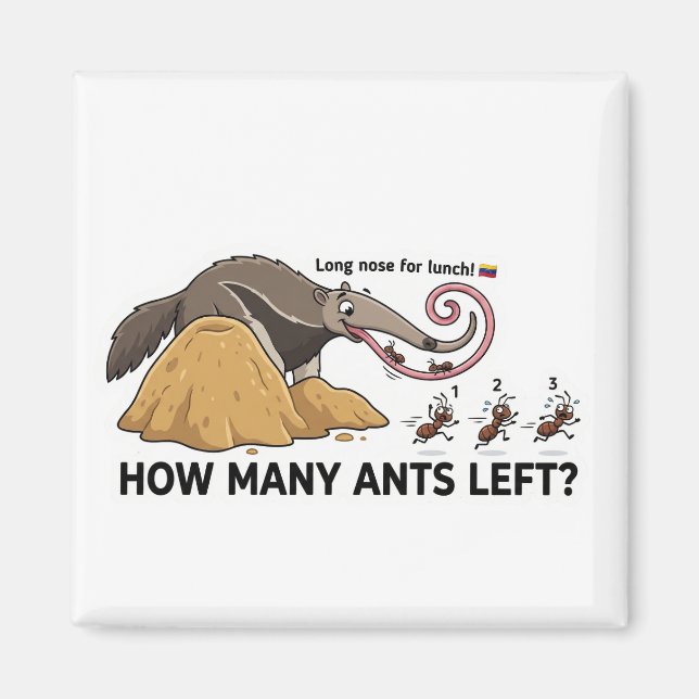 How Many Ants Left? Animal World Quest for Toddler Magnet (Vorne)