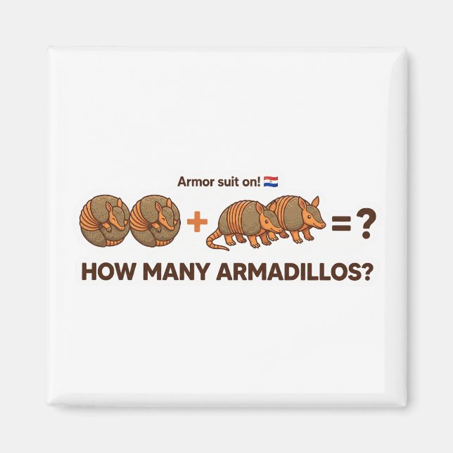 How Many Armadillos? Animal World Quest for Toddle Magnet (Vorne)