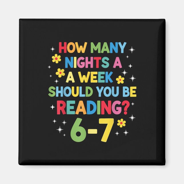 How Many Nights A Week Should You Be Reading 6-7 B Magnet (Vorne)