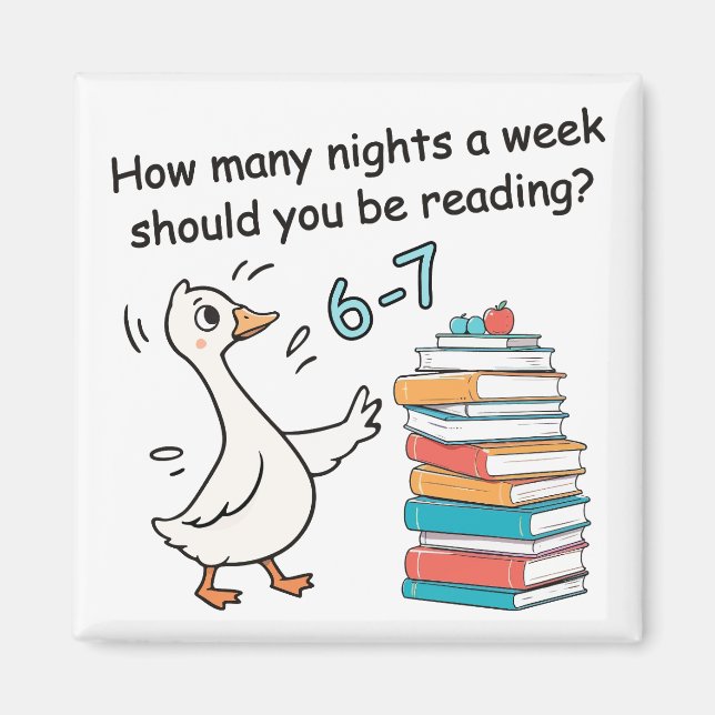How Many Nights a Week Should You Be Reading 6-7 Magnet (Vorne)