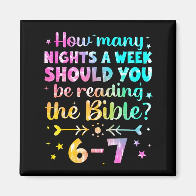 How Many Nights A Week Should You Be Reading The B Magnet (Vorne)