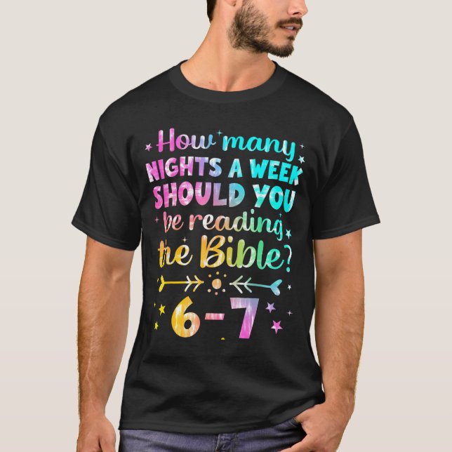 How Many Nights A Week Should You Be Reading The B T-Shirt (Vorderseite)