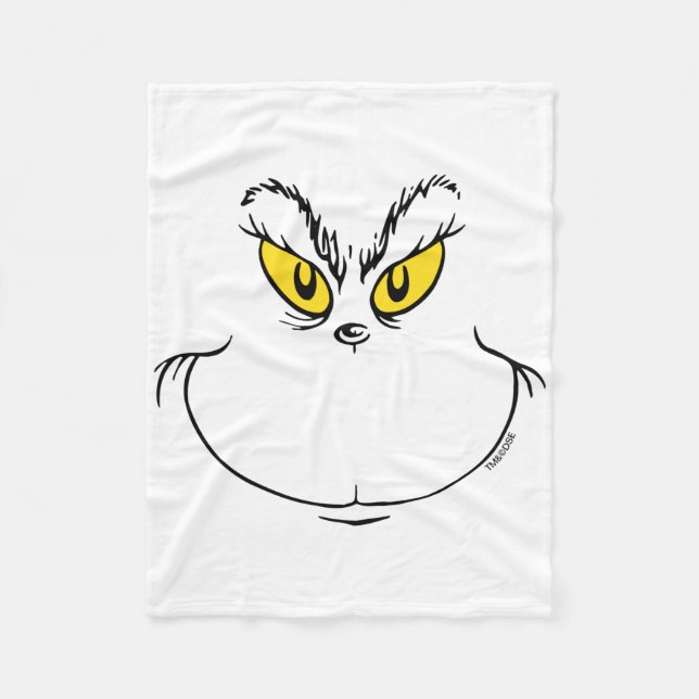 How Stole Christmas Face  Fleecedecke (Vorderseite)