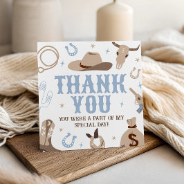 How the West Was One Favor Tags Geschenkanhänger