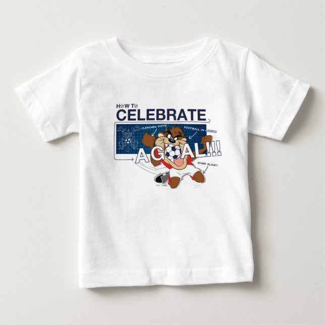How to Celebrate a Goal With TAZ™ Baby T-shirt (Vorderseite)