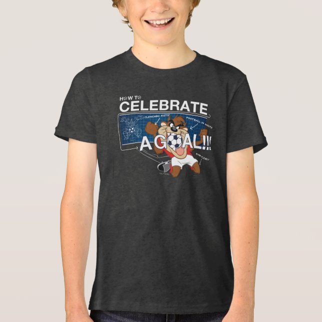 How to Celebrate a Goal With TAZ™ Tri-Blend Shirt (Vorderseite)