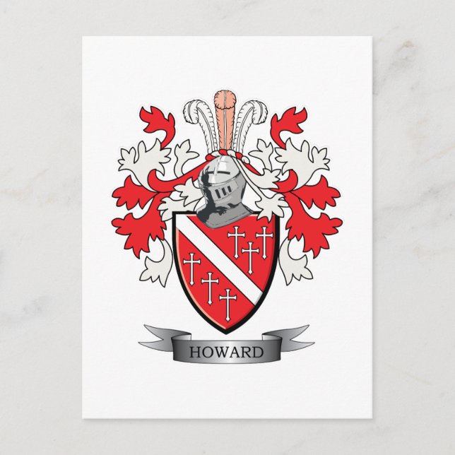 Howard Coat of Arms Postkarte (Vorderseite)