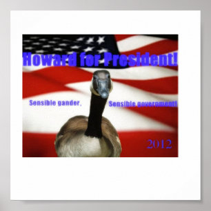Howard für den Präsidenten 2012 Poster