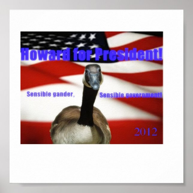 Howard für den Präsidenten 2012 Poster (Vorne)