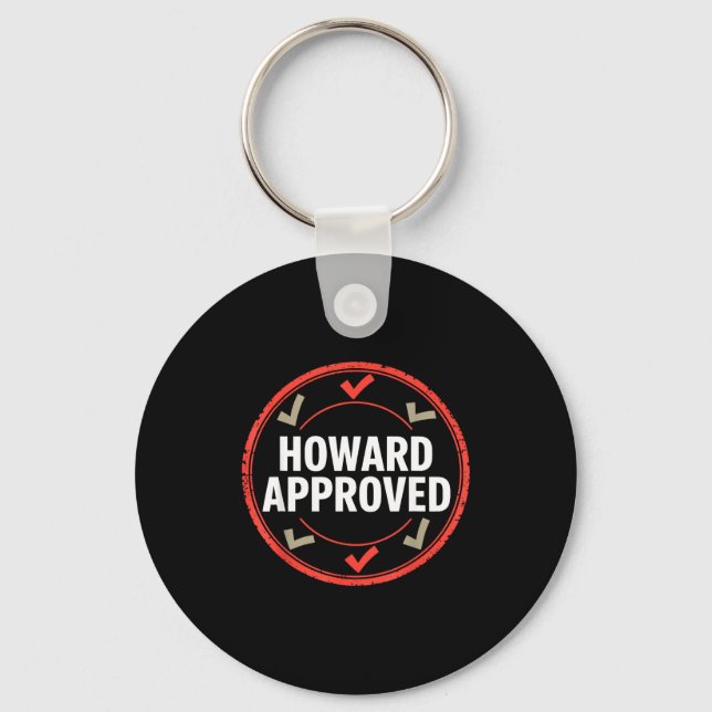 Howard genehmigt  schlüsselanhänger (Vorderseite)