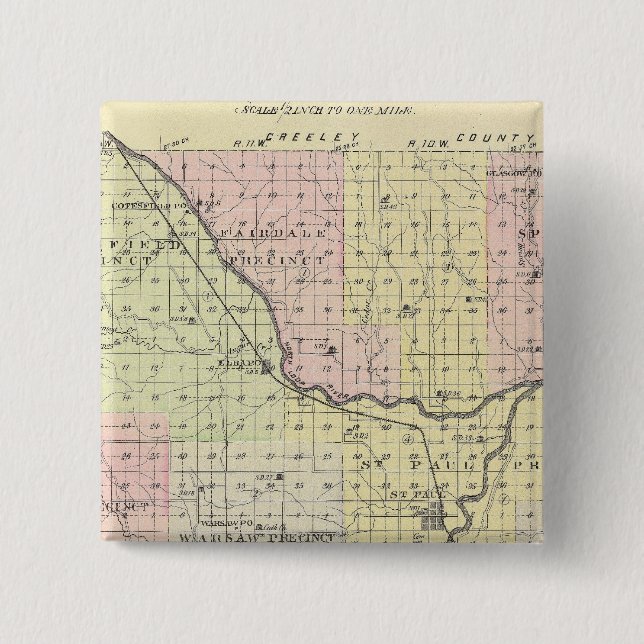 Howard Landkreis, Nebraska Button (Vorderseite)