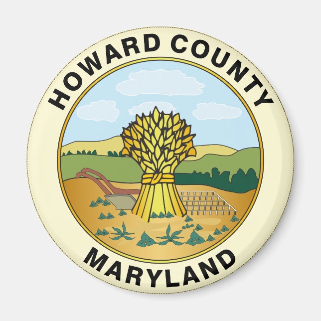 Howard Landkreis Siegel Magnet (Vorne)
