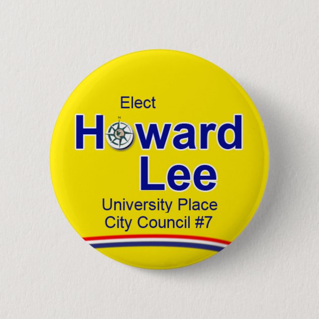 Howard-Lee-Knopf Button (Vorderseite)