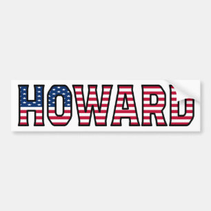 Howard Name Vorname USA Aufkleber Sticker Auto Autoaufkleber