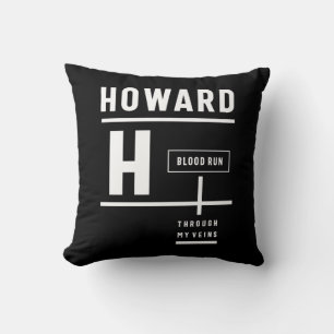 Howard Personalisiert Name Birthday Gift Kissen