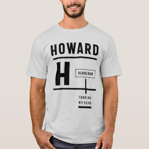 Howard Personalisiert Name Birthday Gift T-Shirt