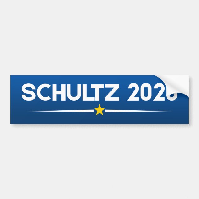 Howard Schultz 2020 Autoaufkleber (Vorne)