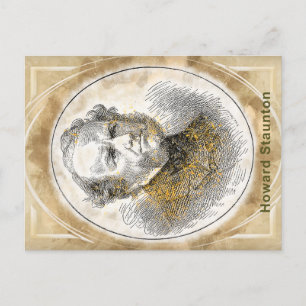 Howard Staunton, Postkarte
